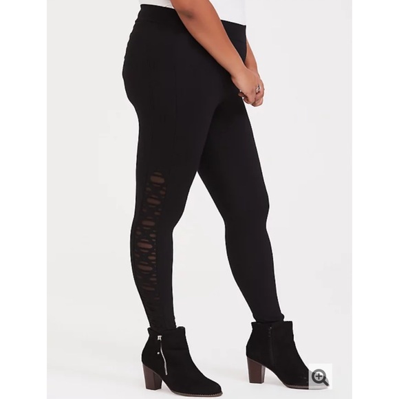 NWT TORRID Mesh Underlay Premium Legging - Picture 2 of 8